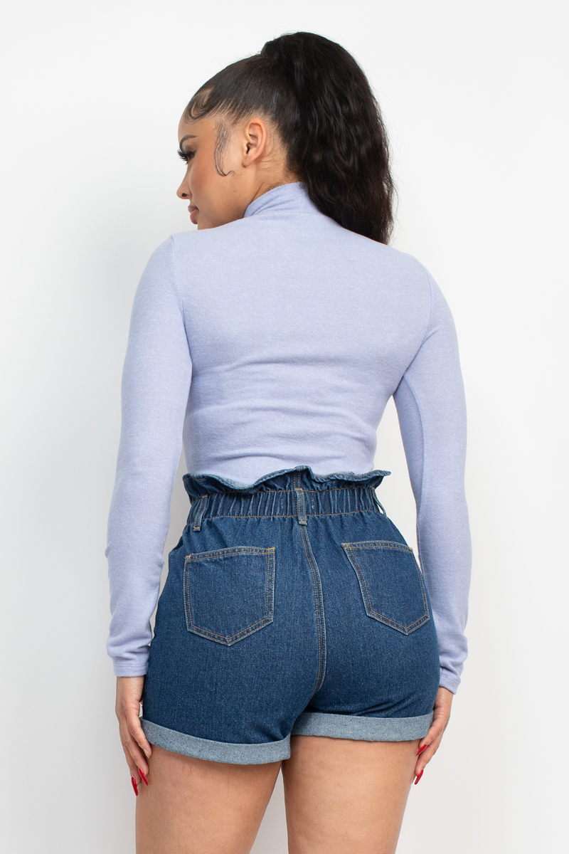 Mock Neck Long Sleeve Top - Image 25