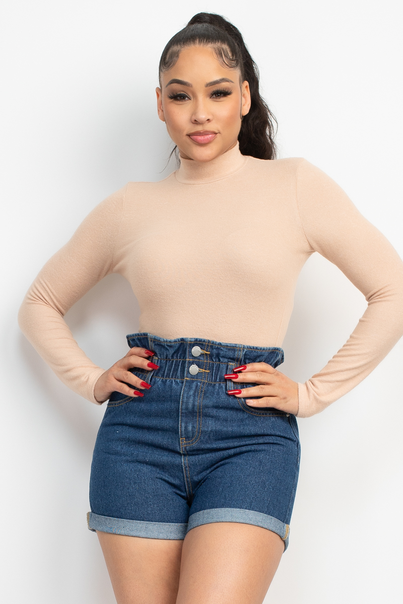 Mock Neck Long Sleeve Top - Image 11