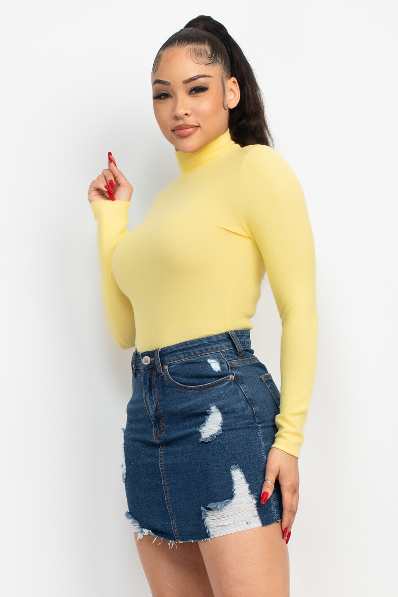 Mock Neck Long Sleeve Top - Image 8