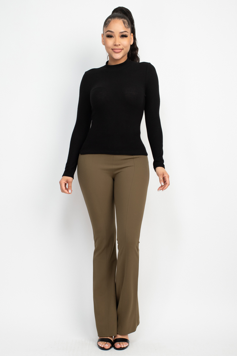 Mock Neck Long Sleeve Top - Image 27