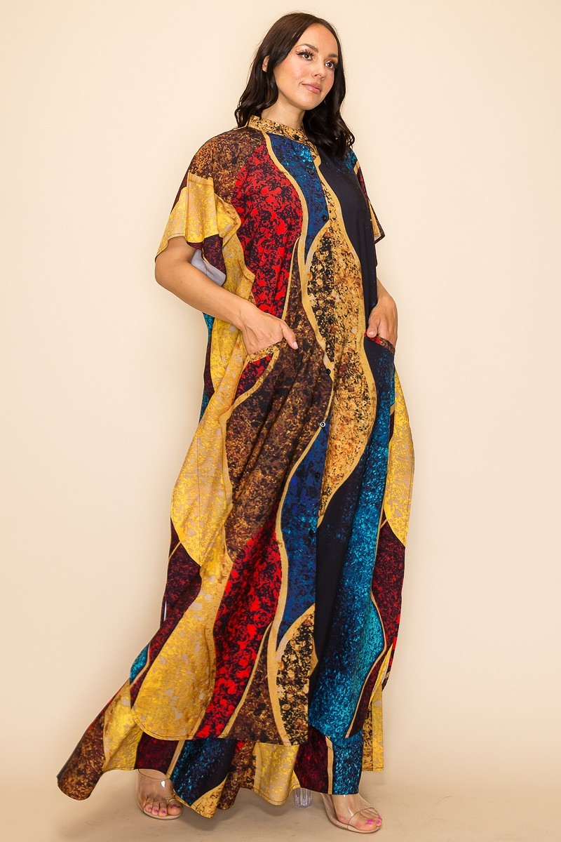 Printed Wide Pants Set - Image 6