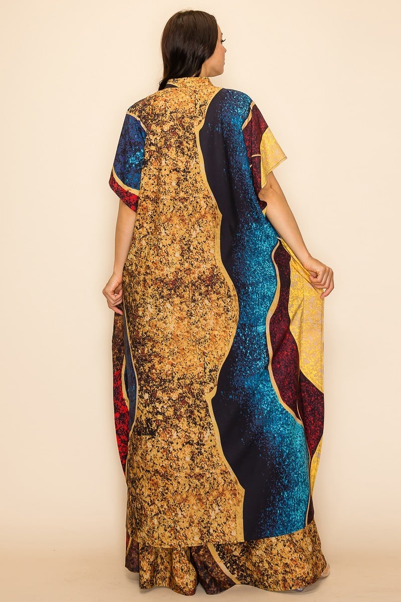 Printed Wide Pants Set - Image 7