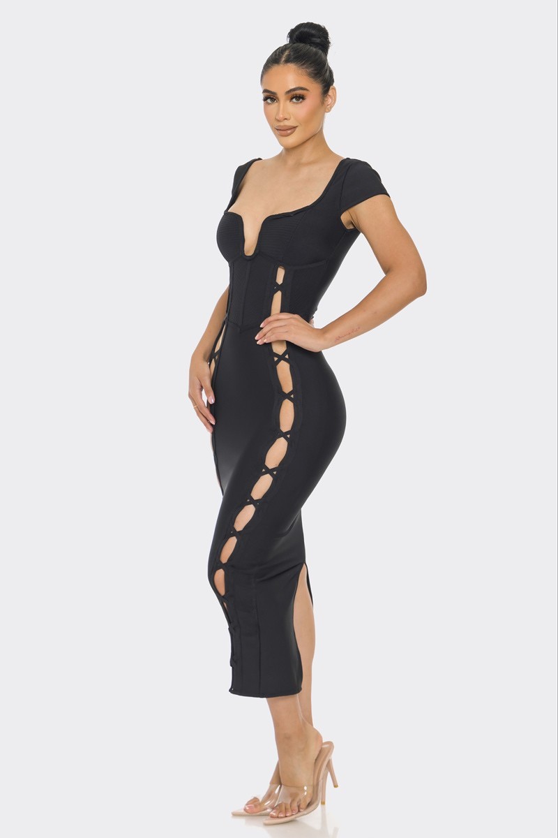 Bandage Midi Dress - Image 2