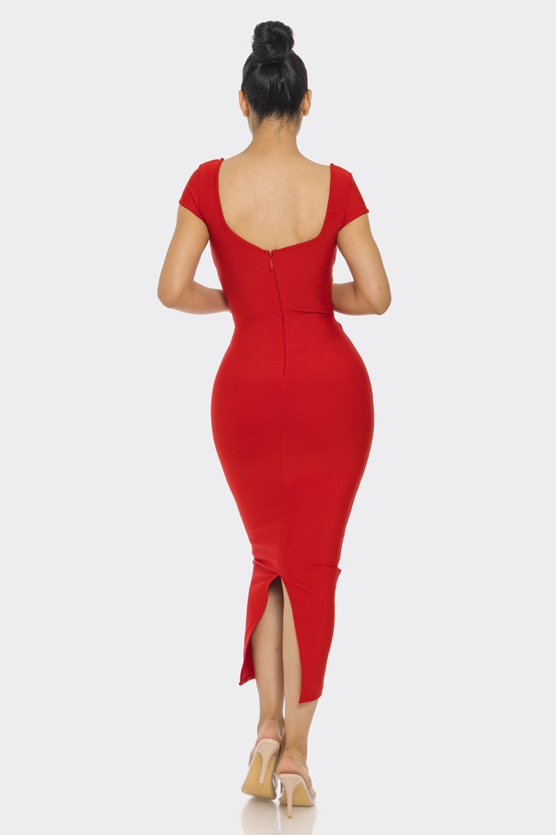 Bandage Midi Dress - Image 6