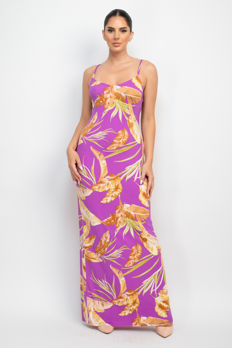 Scoop Tropical Print Maxi Dress - Image 17