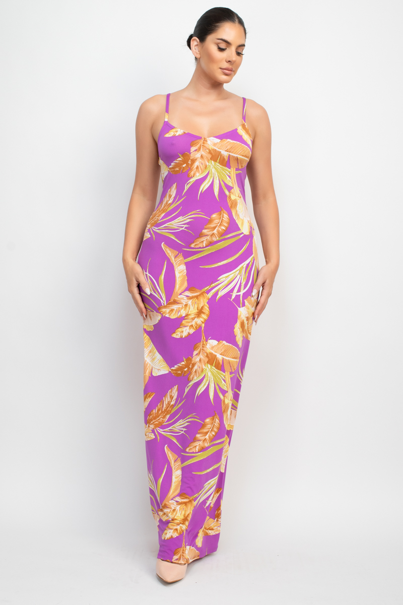 Scoop Tropical Print Maxi Dress - Image 18