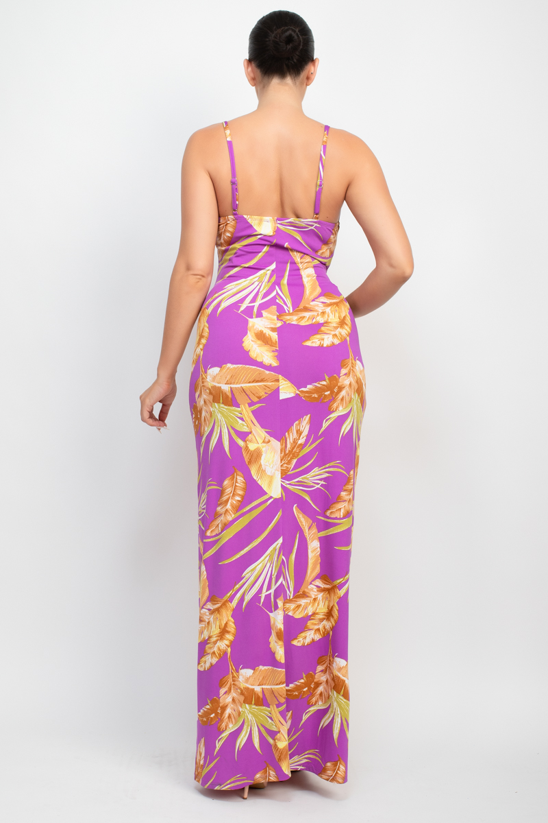 Scoop Tropical Print Maxi Dress - Image 21