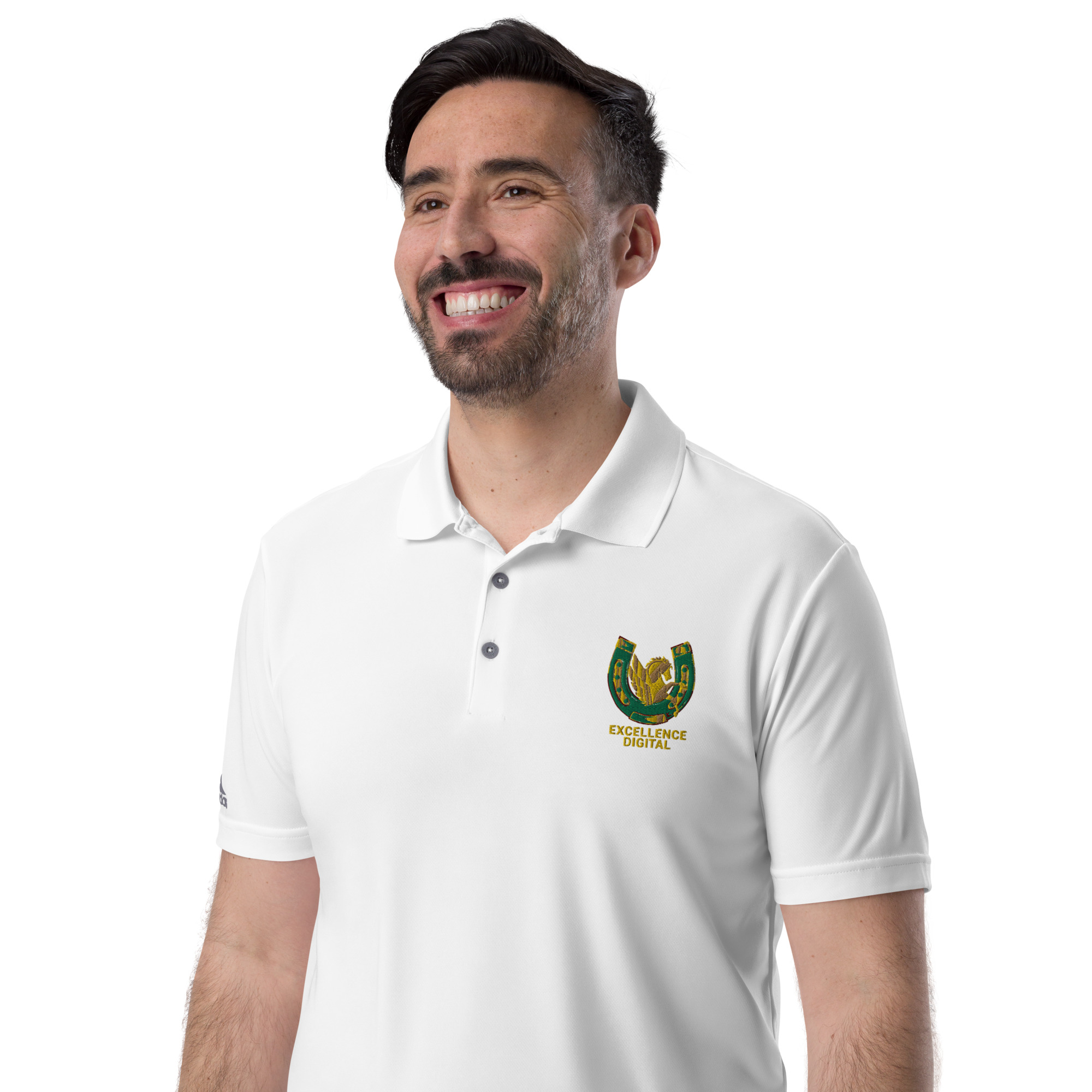 Excellence Digital Embroidery Adidas Performance Polo Shirt - Image 5
