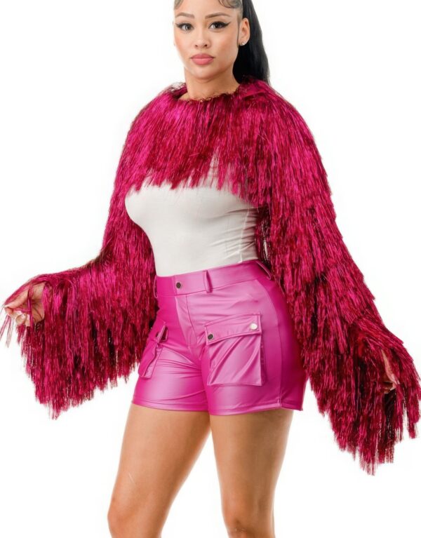 Metallic Tinsel Bolero
