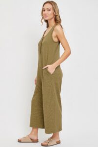 Buttondown Jumpsuit black