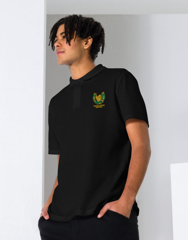 Excellence Digital Unisex pique polo shirt